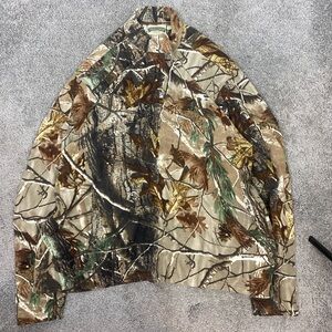 Realtree‎ camo fleece long sleeve mockneck